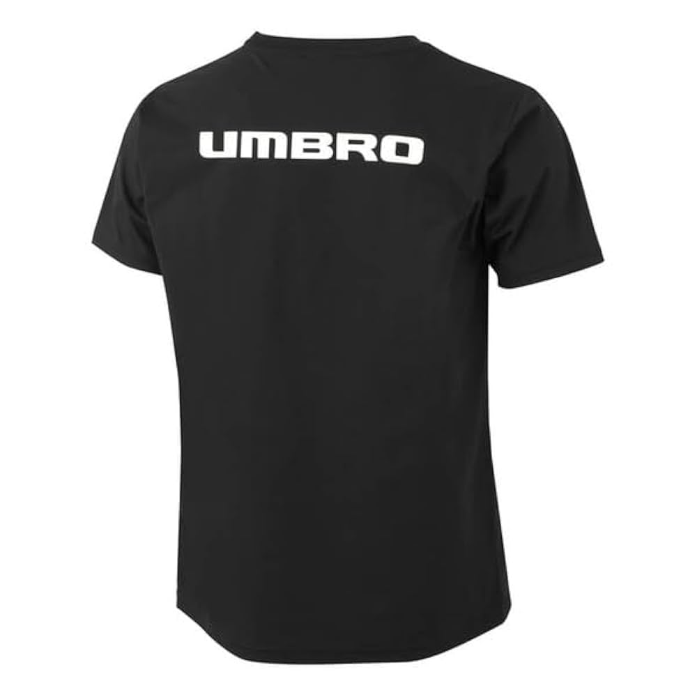 Amazon | アンブロ（UMBRO） Tシャツ UUUVJA61-BLK 半袖 BLK S